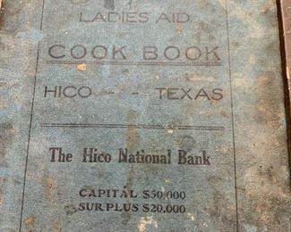 1900’s ladies cookbook 