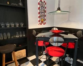 KITCHEN BISTRO TABLE AND CHAIRS