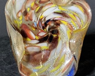 Handmade Artisan Art Glass Bowl