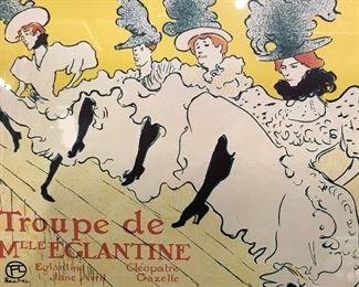 TOULOUSE LAUTREC Lithograph Moulin Rouge Ad