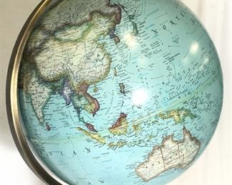 Pedestaled NATIONAL GEOGRAPHIC Globe Floor Lamp