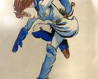 BRYAN KONIETZKO Signed Ink Drawing 2020