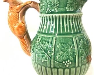 BORDALLO PINHEIRO Porcelain Fox Pitcher