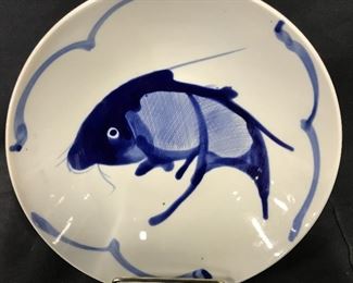Porcelain Hand Painted Fish Bowl