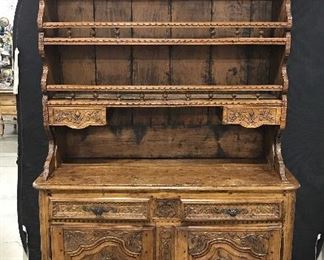 Antique Wood French Vaisselier
