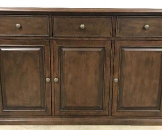 Brown Toned Wooden Console Table Sideboard