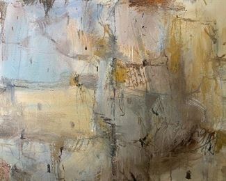 GINO HOLLANDER Signed Acrylic Painting 1969