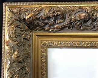 Highly Ornate Gilt Wood Frame