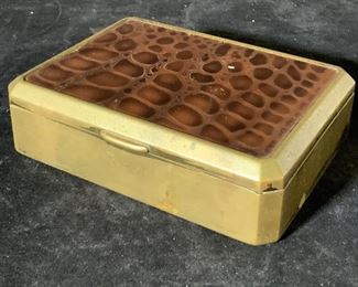 Signed MARCOVITCH Antique English Cigarette Box