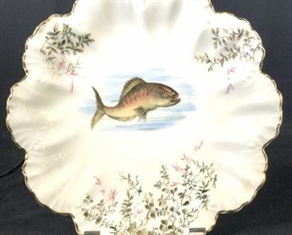 SET 8 AK CARLSBAD AUSTRIA Fish Plates