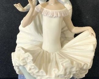 LLADRO NAO A12A Jester W Seated Ballerina