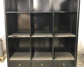 Vintage Wooden Lacquered Shelves