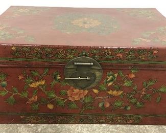Hand Painted Asian Style Chest
