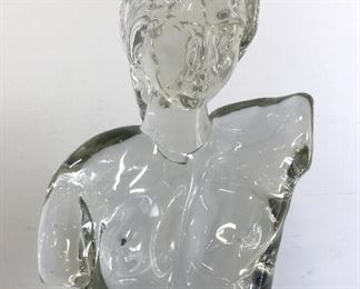 Art Glass Nude Female Artwork Statue