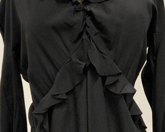 Designer GUCCI Black Silk Dress w/ Original Tags