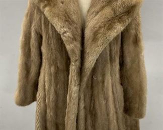 PEISER & BERK Vintage Brown Sable Fur Coat