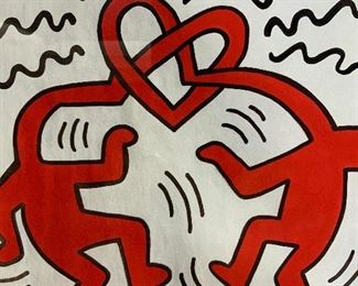 Signed Ink Drawing AFTER KEITH HARING 1988