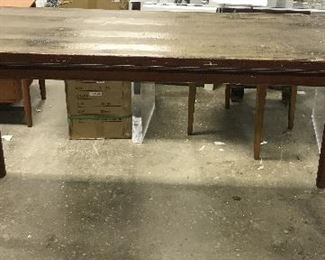 Antique Wood Console Table