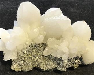 Peruvian Mined Pineapple Quartz on Pyrite