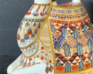 ROYAL CROWN DERBY Signed Vintage Camel Figural