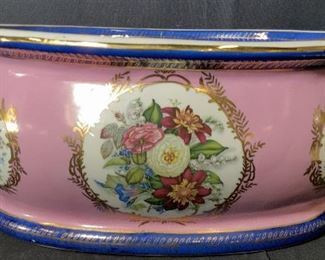 LIMOGES Louis XV Oversized Porcelain Centerpiece