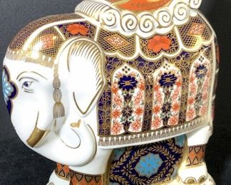 ROYAL CROWN DERBY Trademarked Elephant Figural