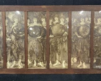 EDWARD BURNE JONES Days of Creation Lithograph
