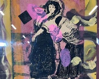 Signed Mixed Media Artwork 1991