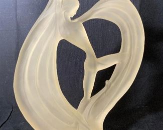 AUSTIN PRODUCTIONS Art Deco Nude Lucite Sculpture
