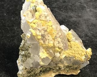 Peruvian Mined Scheelite Fluorite Cluster