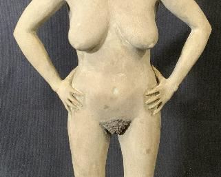 Female Art Nude Stone Sculpture