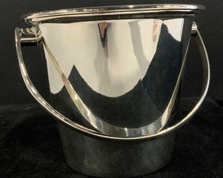RALPH LAUREN Silver Plated Ice Bucket, Lid