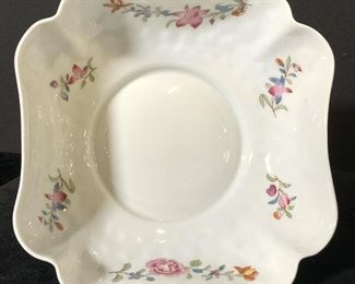 BERNARDAUD LIMOGES Signed Porcelain Footed Dish