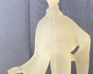 AUSTIN PRODUCTIONS Art Deco Lucite Sculpture 1982