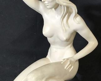 Composite Female Art Nude Tabletop Sculpture