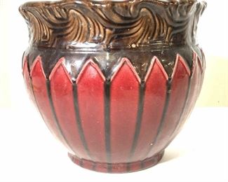 WELLER Trademarked Antique Majolica Ceramic