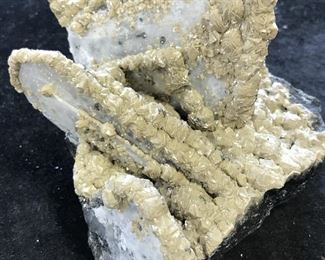 Peruvian Mined Siderite on Barite