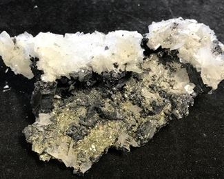 Peruvian Mined Quartz Pyrite & Galena Cluster