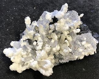Peruvian Mined Calcite & Quartz on Galena Cluster