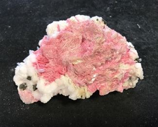 Alabandite Rhodonite & Mangano Calcite Cluster