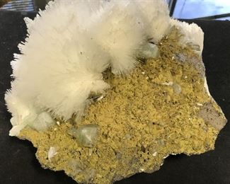 Mined oversized Selenite & Fluorite Geode