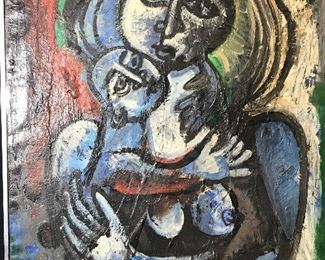 ALEXANDER SACHAL Signed Oil Painting on Canvas