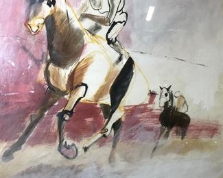 JOESPH BRASWELL Signed Watercolor Painting 65