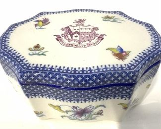 SPODE COPELAND Porcelain Lidded Box, England
