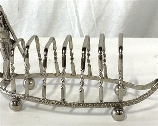 Collectible Vintage Footed Nautical Toast Rack