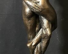 J.COX Signed Austin Prod. Nude Couple Sculpture 70