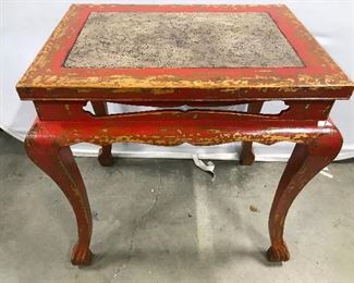 Vintage Asian Carved Wooden Table