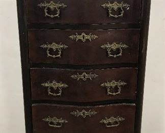 Vintage 5 Drawer Mahogany Lingerie Chest