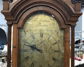 THOMAS JACKSON PRESTON Vintage Grandfather Clock