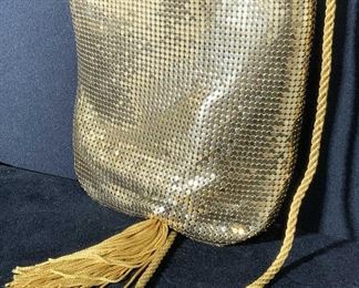 WHITING & DAVIS CO. Vintage Metallic Ladies Bag